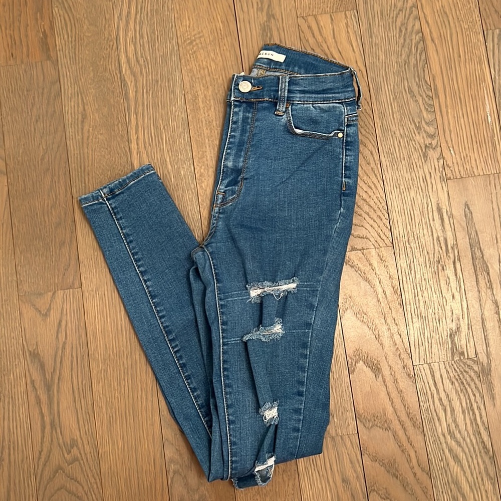 PacSun Distressed High Rise Jeggings - Picture 2 of 6